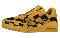 LOUIS VUITTON LV Trainer Sneaker Damier Pop Yellow