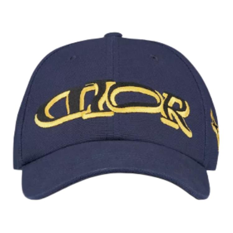 DIOR X Lewis Hamilton Logo Embroidered Cap
