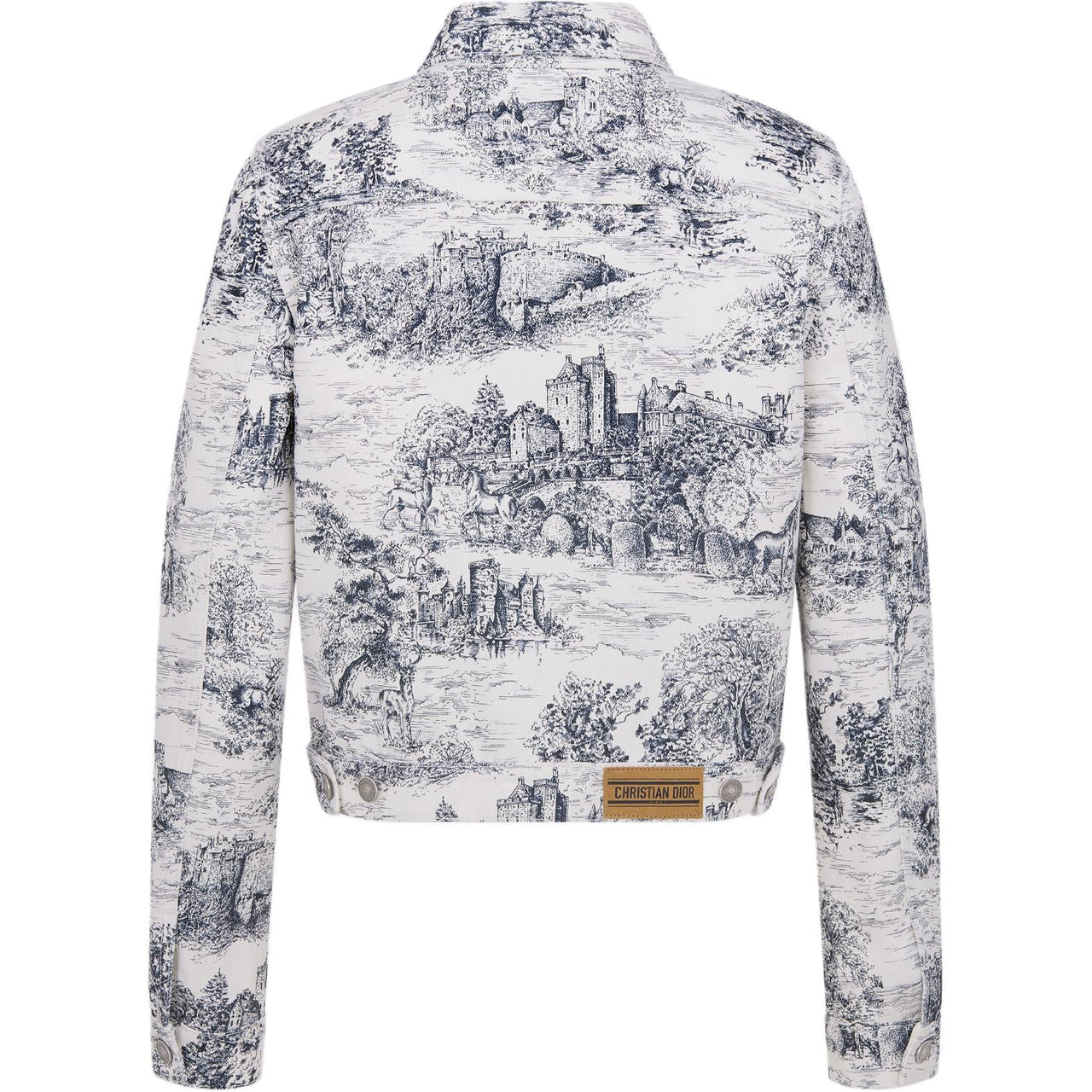 DIOR SS25 Denim Jacket Women's White