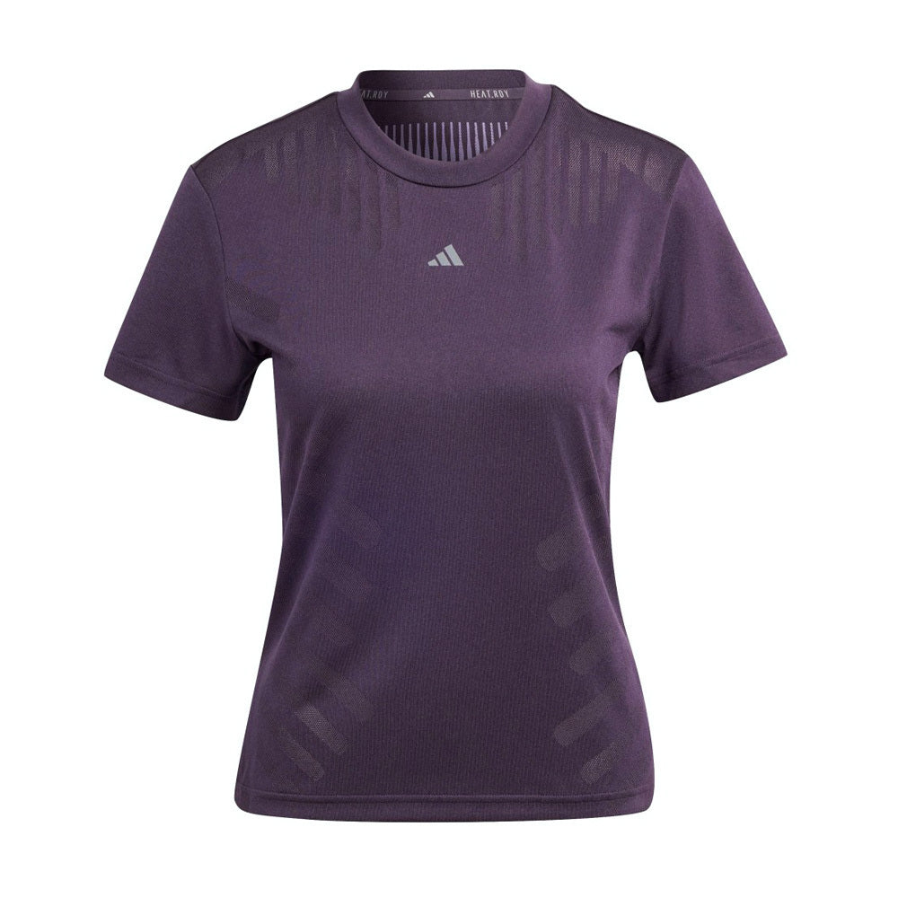 (WMNS) adidas HIIT Airchill Training T-Shirt Asia Sizing 'Purple' IP9658