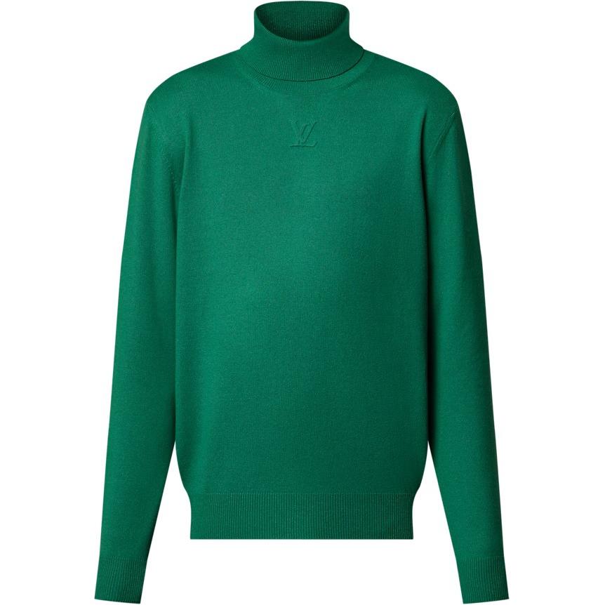LOUIS VUITTON 1AGIIH Lv Embossed Cashmere Turtle Neck