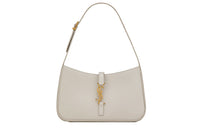SAINT LAURENT LE5A7 Smooth Calf Leather Shoulder Bag Hobo Bag Handbag Shoulder Bag Women's White