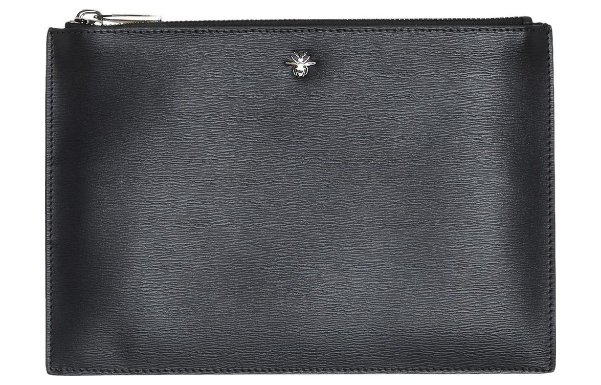 DIOR Calfskin Clutch Men's Black
