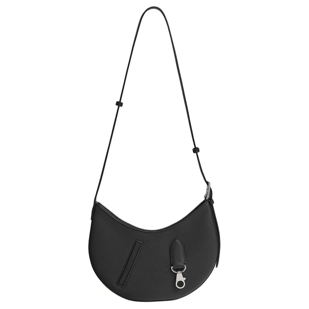 HERMES Arcon Togo Leather With Swift Calfskin Moon Bag Shoulder Bag Crossbody Bag Women's Black