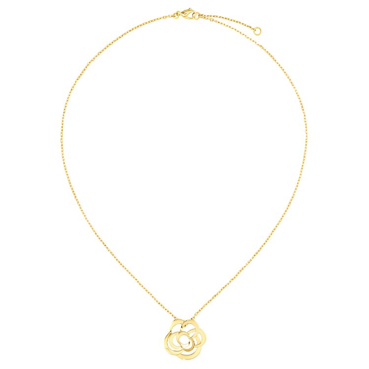 CHANEL 18K Gold Necklaces Women's Gold