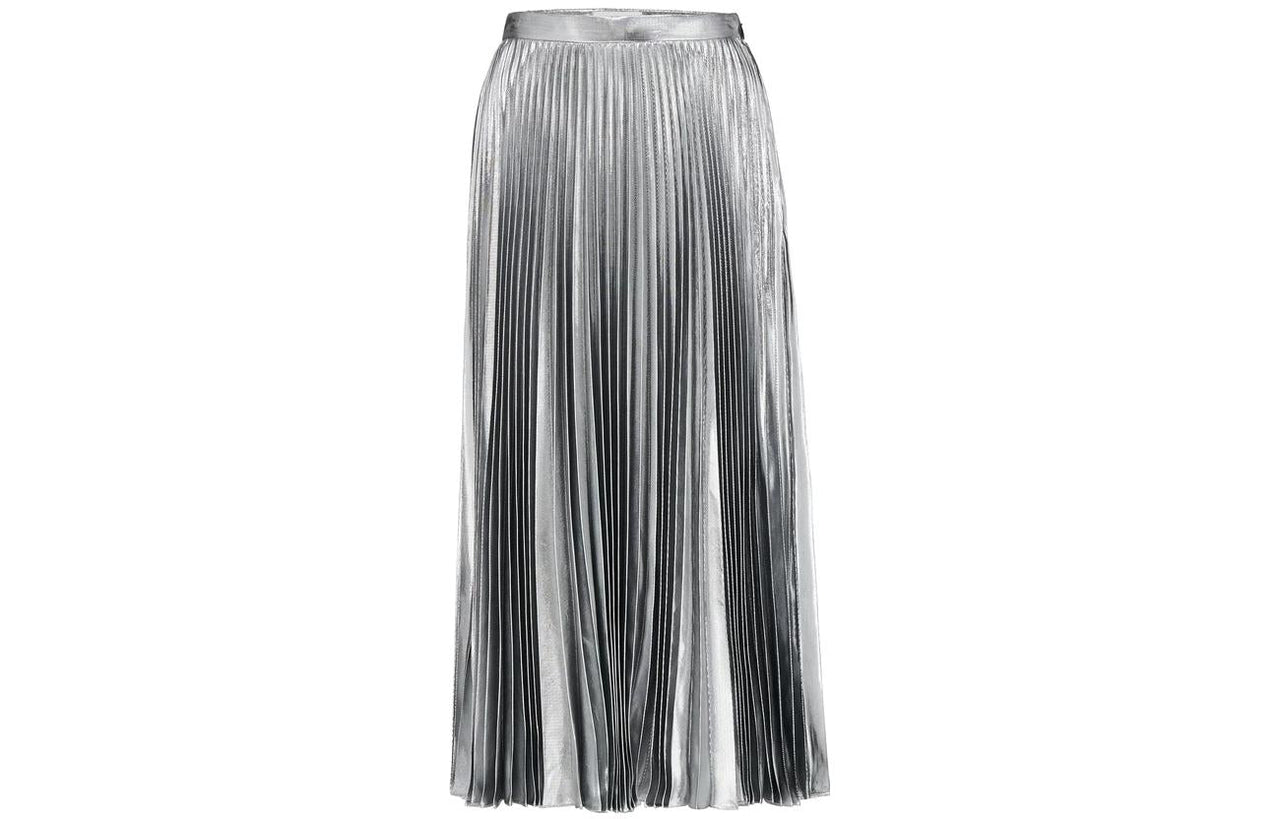CELINE Casual Long Skirts Women's Silver