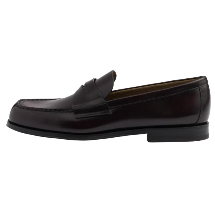 PRADA Cordovan Loafers Men's Umber