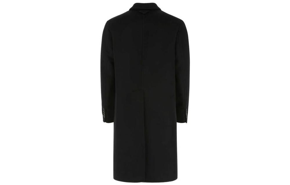 PRADA Coats Men Navy Blue