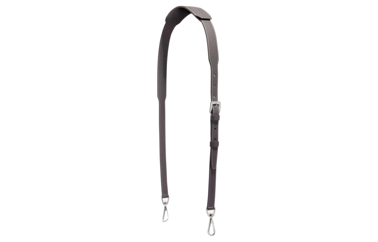 GOYARD Leather Bag Straps Medium Size Unisex Gray