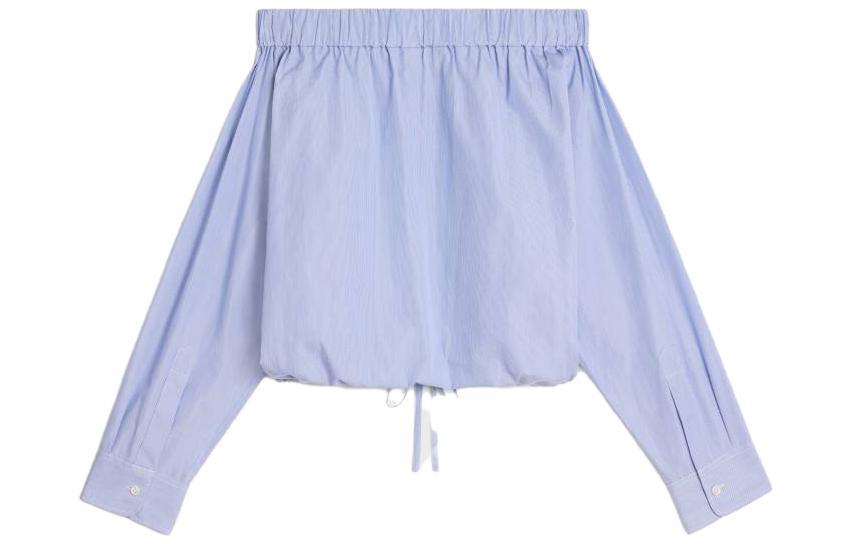 CELINE Crop Tops Women's Light Blue