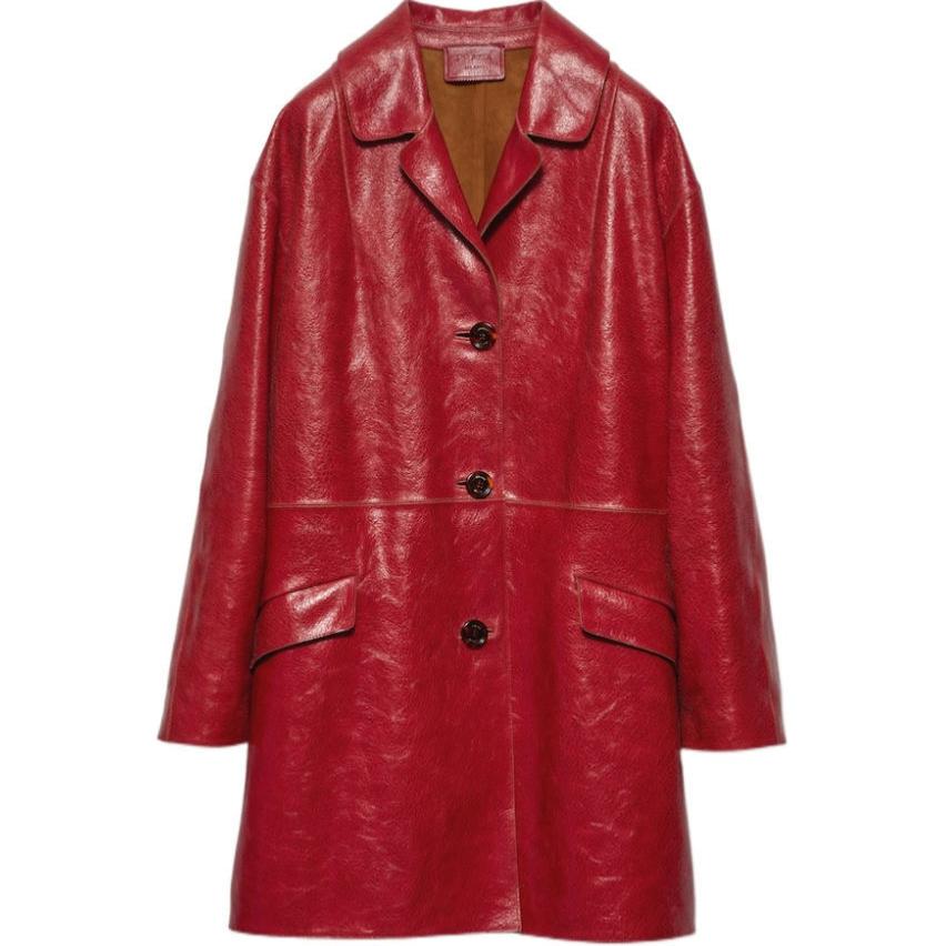 PRADA Coats Women's Red