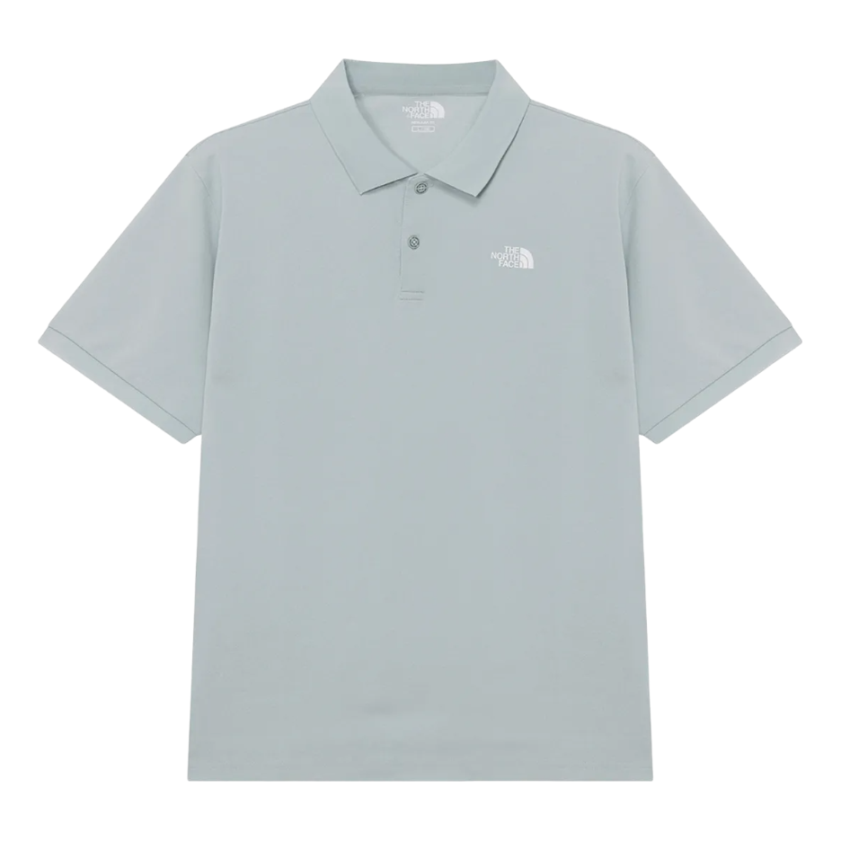 THE NORTH FACE White Label Baden Short Sleeve Polo Asia Sizing 'Cool Grey' NT7PR01K