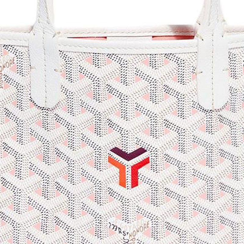 GOYARD Poitiers Canvas With Leather Handbag Mini Women's Pink