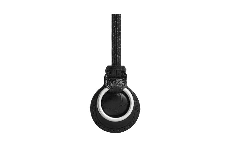 CELINE Cow Leather Earphone Case Men's Black