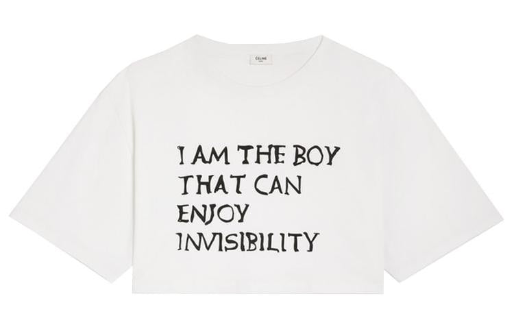 CELINE CELINE DYSFUNCTIONAL BAUHAUS Men's Collections FW22 T-Shirt Men's White