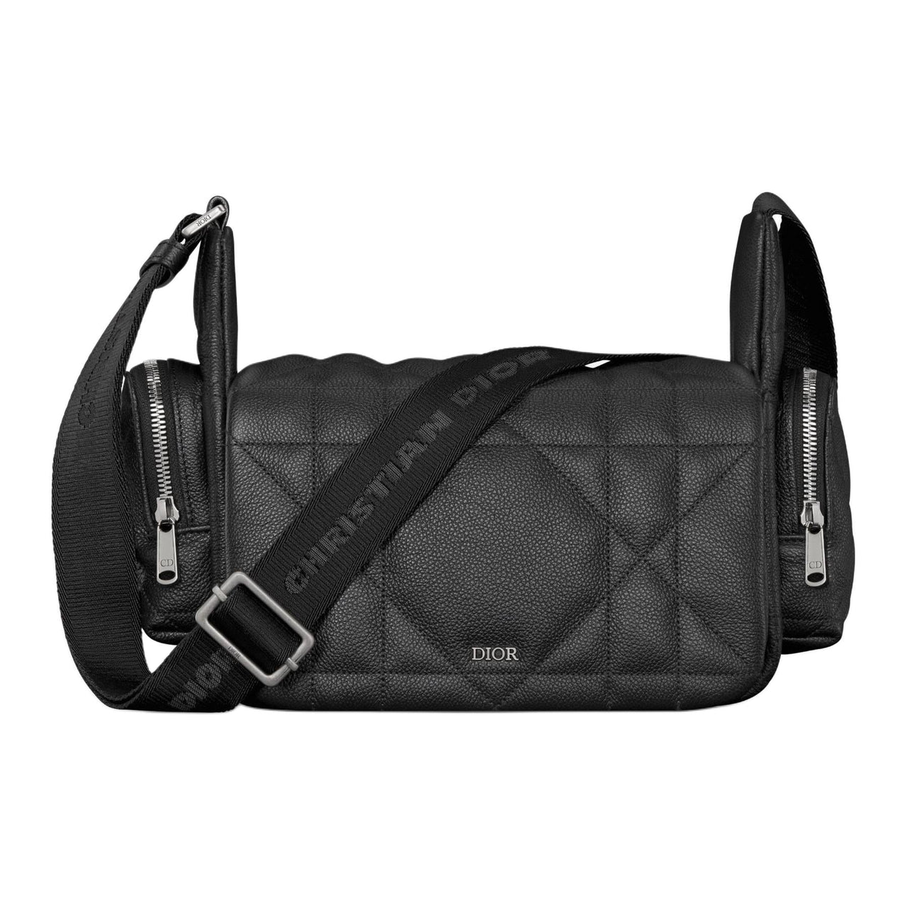 DIOR Calfskin Shoulder Bag, Crossbody Bag Men's Black