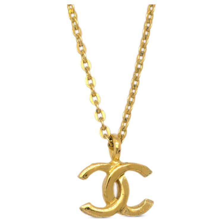 CHANEL 1990s Cc Charm Necklace