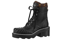 LOUIS VUITTON Beaubourg Louis Vuitton LV Ankle Boots Women's Black