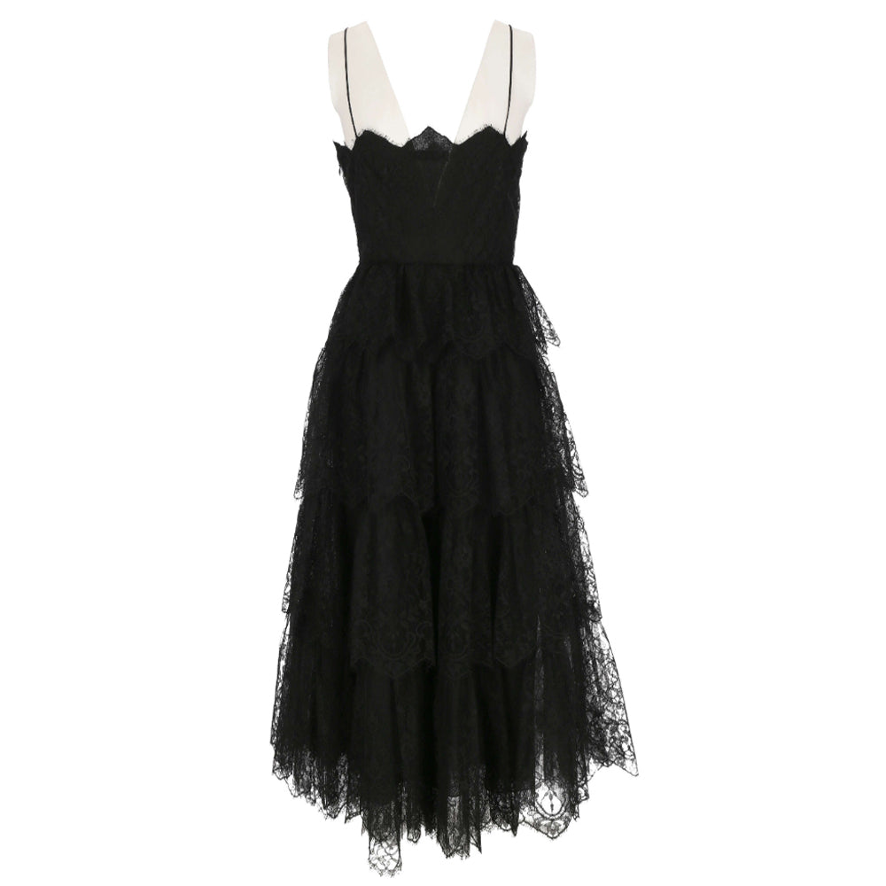 DIOR Sleeveless Dress Women's Black