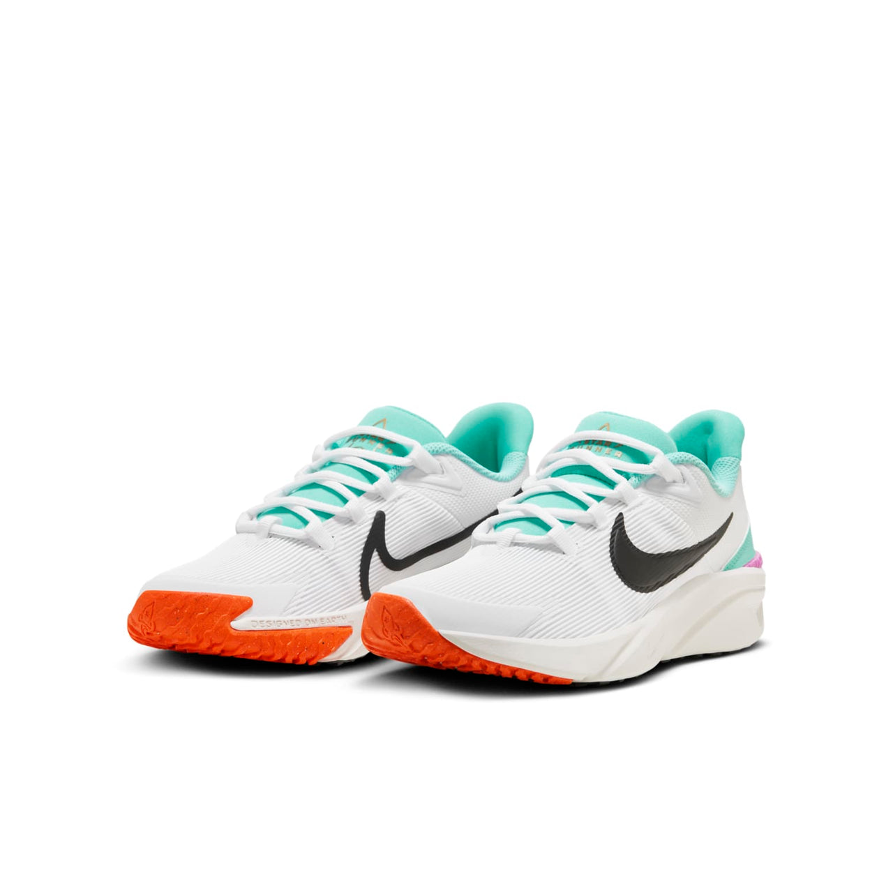(GS) Nike Star Runner 4 Next Nature SE 'White Orange Green Frost' HQ1187-101