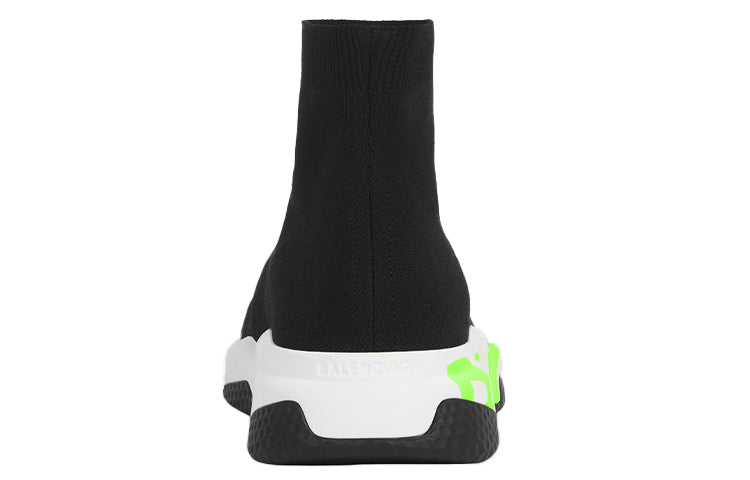 (WMNS) Balenciaga Speed Sneaker 'Midsole Graffiti - Black Fluo Green' 605942W05GY1935