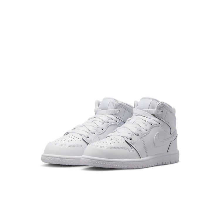 (PS) Air Jordan 1 Mid 'Triple White' 2023 640734-136