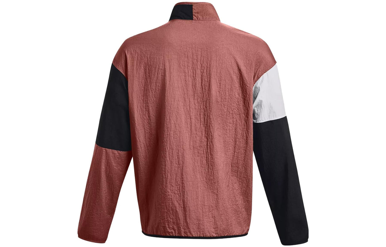 Under Armour Curry Woven Raincoat Jacket 'Red Black White' 1377304-604