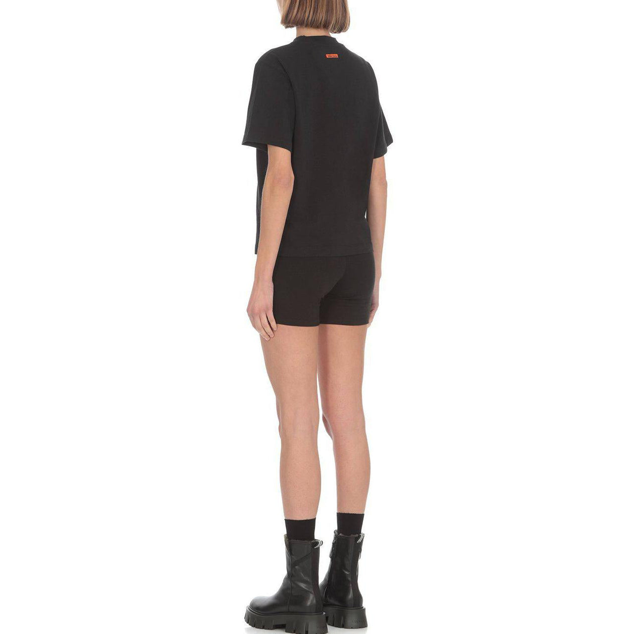 (WMNS) HERON PRESTON SS23 T-shirt 'Black' HWAA033C99JER0021001