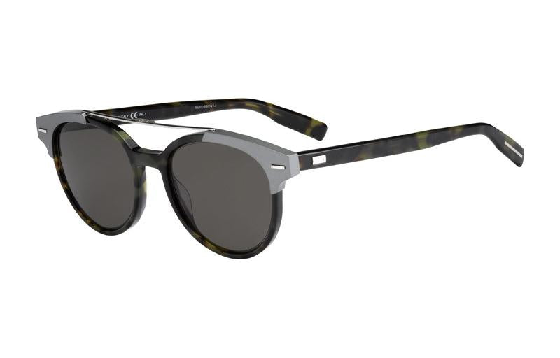 DIOR Acetate Irregular Shape Sunglasses Unisex Gray