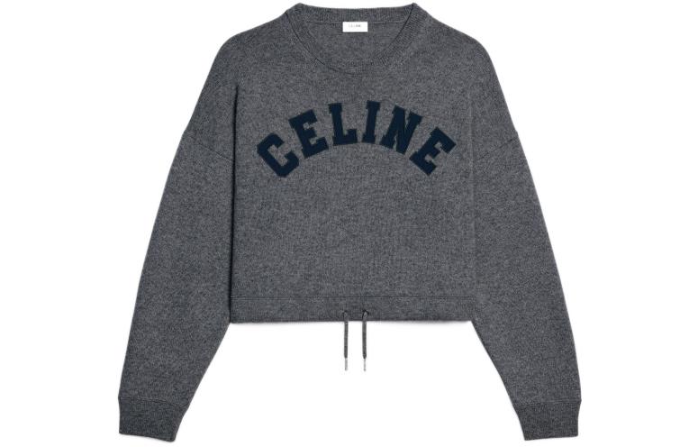 CELINE FW22 Sweatshirt Women's Gray