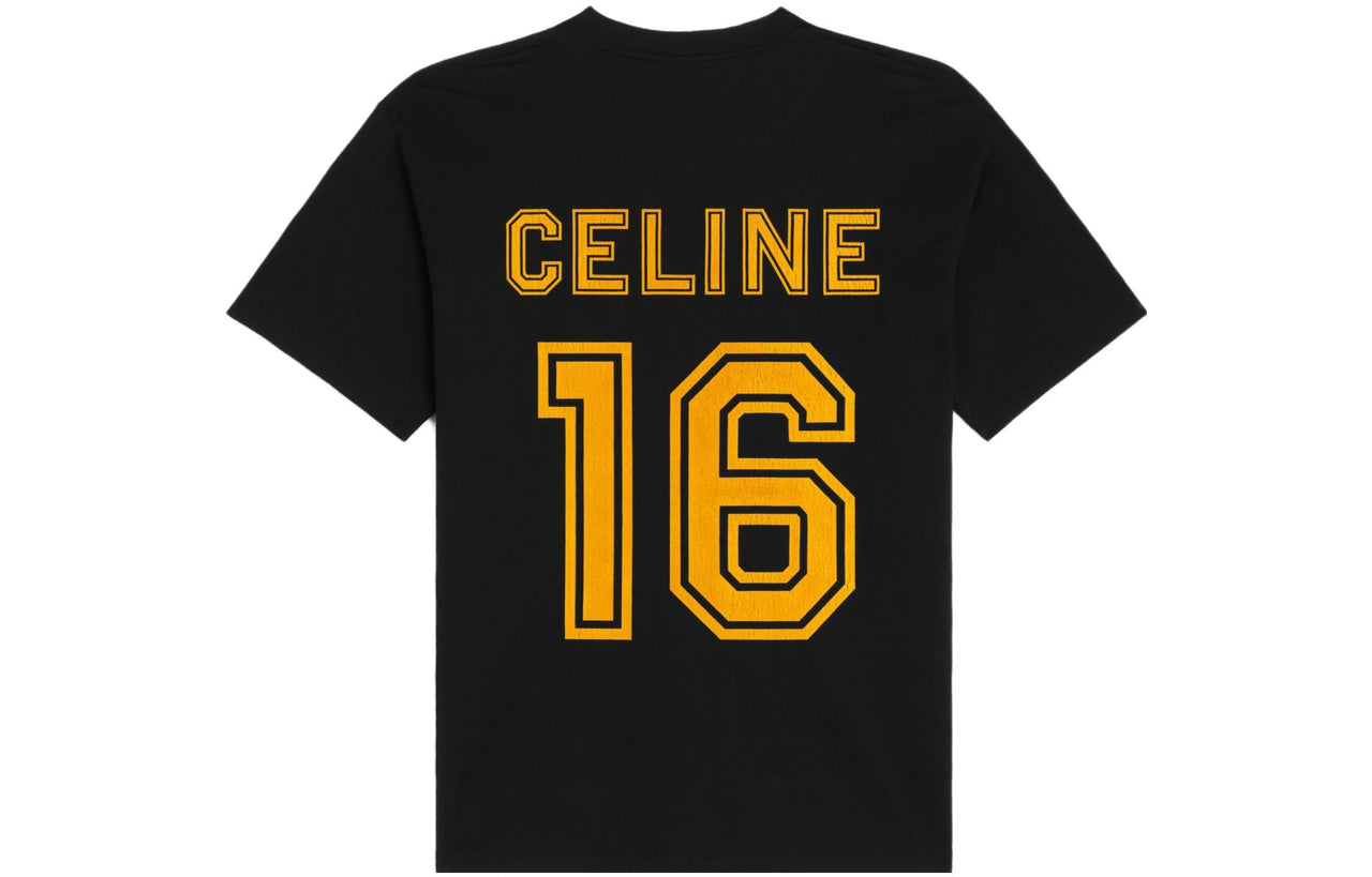 CELINE 16 Loose T-shirt In Cotton Jersey