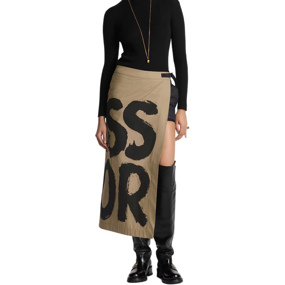 DIOR Casual Long Skirts Women's Brown