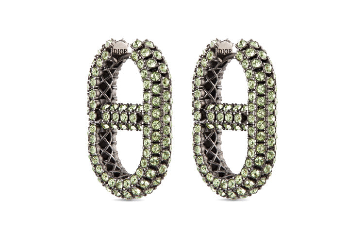 DIOR 30 Montaigne Earrings Women's Green