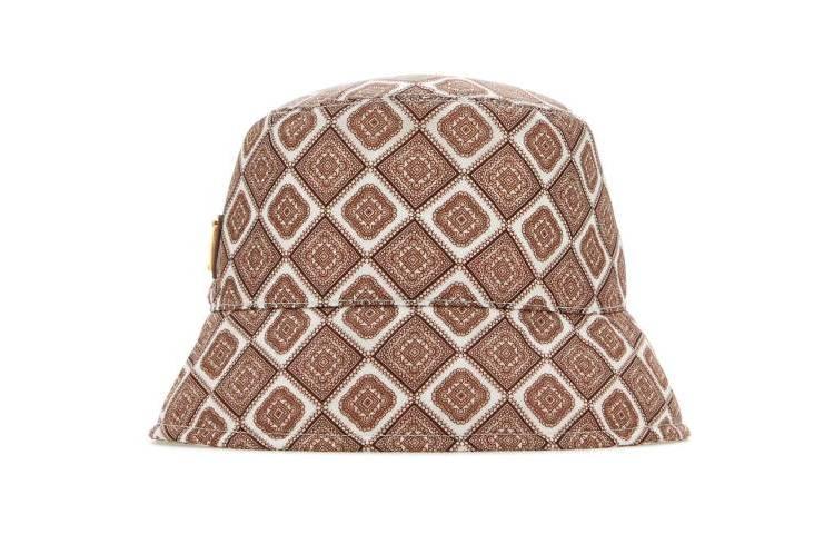PRADA Bucket Hats Women's Umber/White