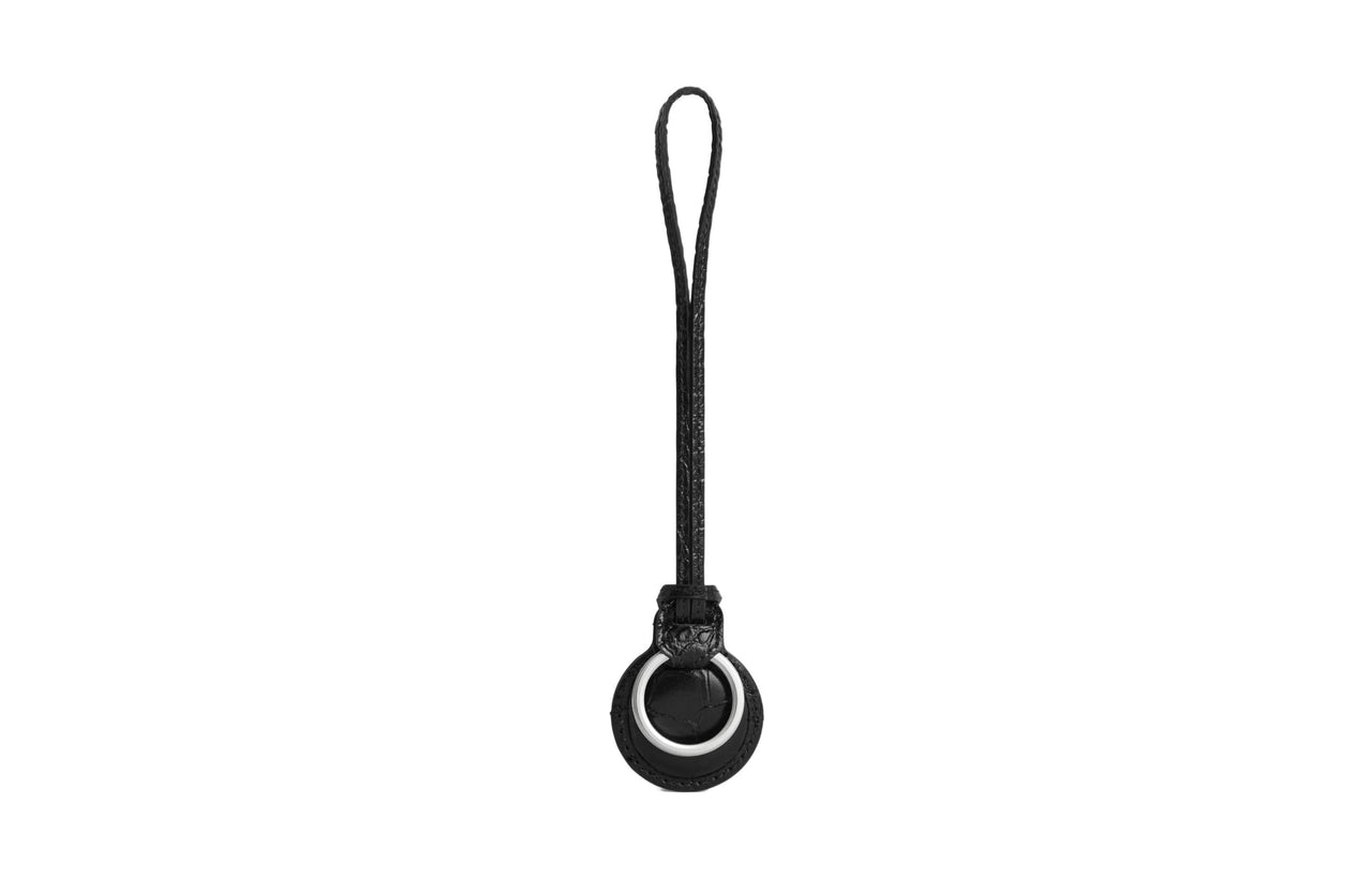 CELINE Cow Leather Earphone Case Men's Black