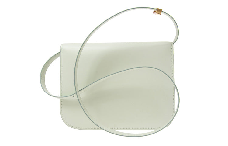 CELINE Classic Bo Calfskin Tofu Bag Small Square Bag Handbag Crossbody Bag Shoulder Bag Medium Size Women's Light Green