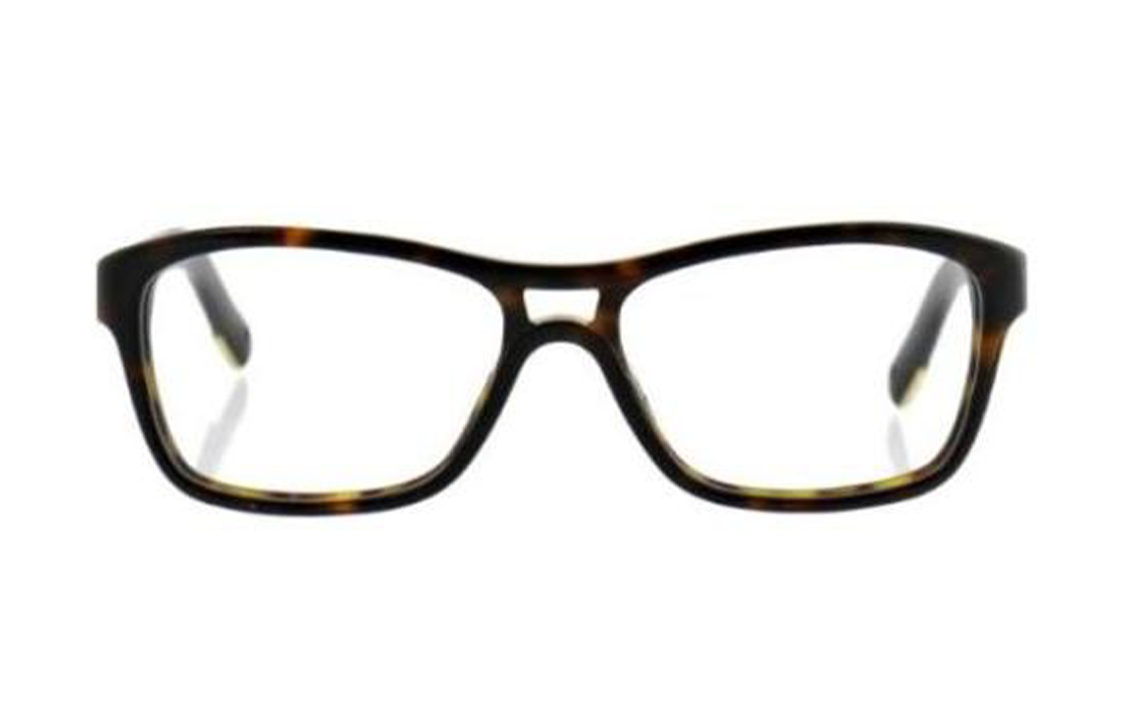 CHANEL - Irregular Shape Eyeglass Frames Women's Brown