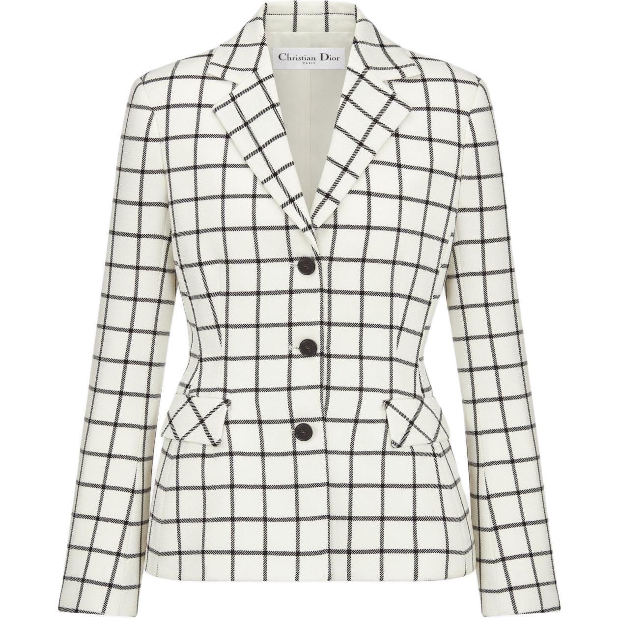 DIOR SS24 Business Suits Coats Women's White