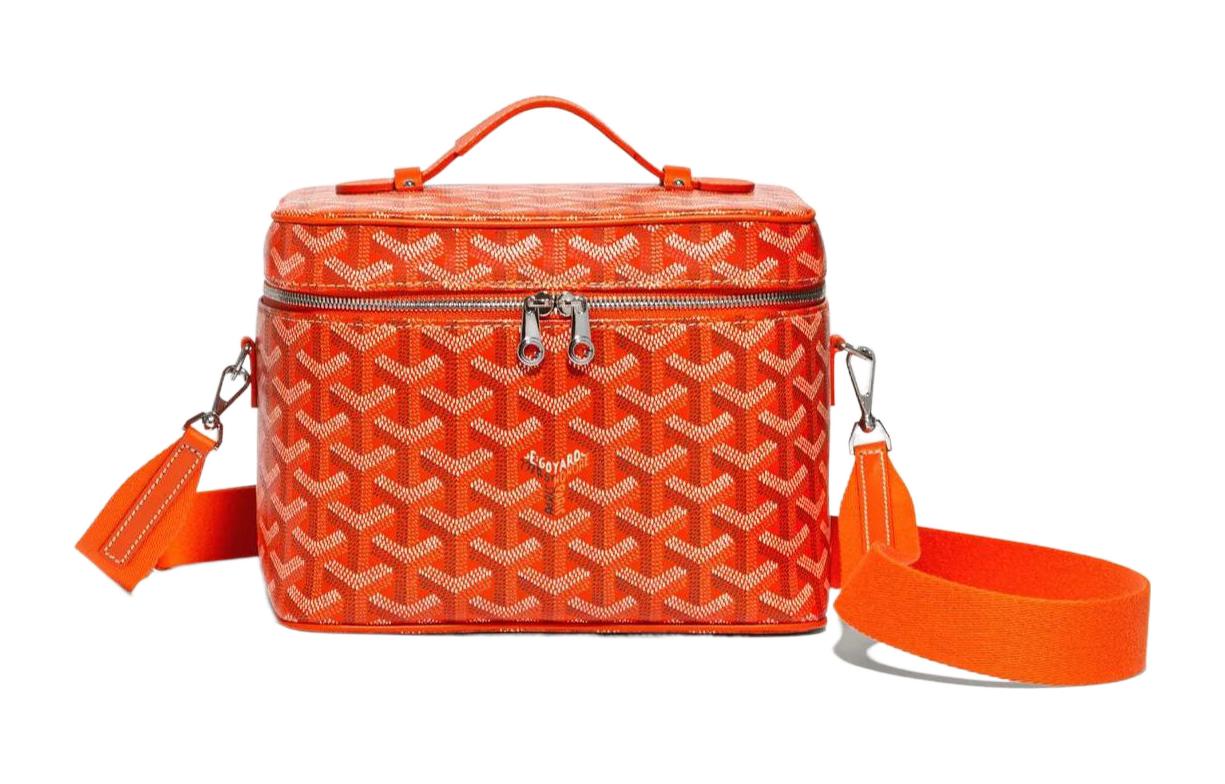 GOYARD Dog's Teeth Bag Straps Small Size Unisex Orange