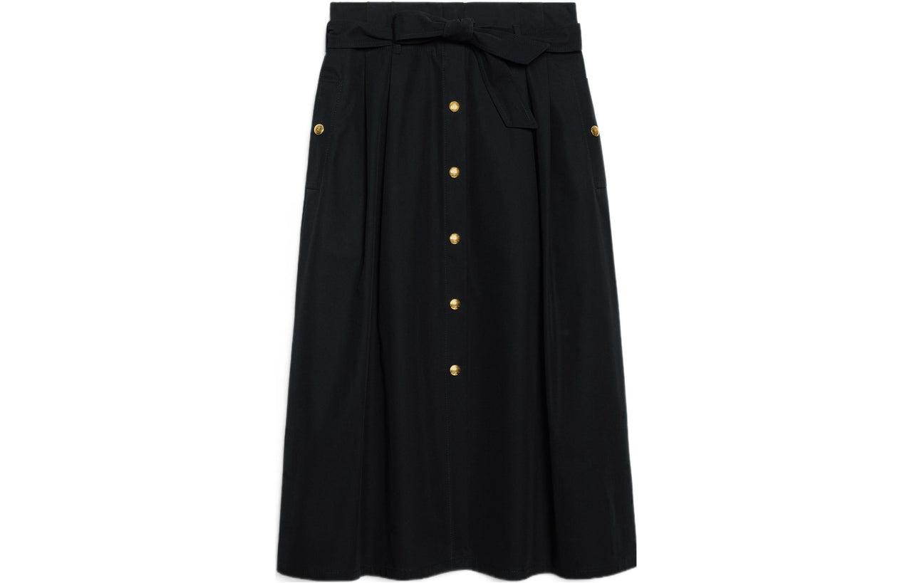CELINE Casual Long Skirts Women's Black