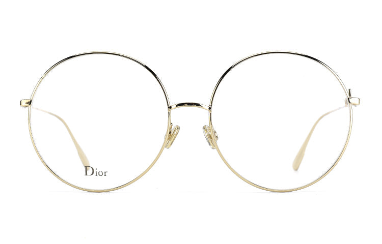 DIOR Quarterly New Products Eyeglass Frames Unisex Gold