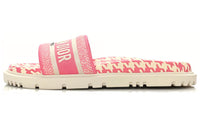 DIOR Women's DWay Slide 'Houndstooth - Peony'