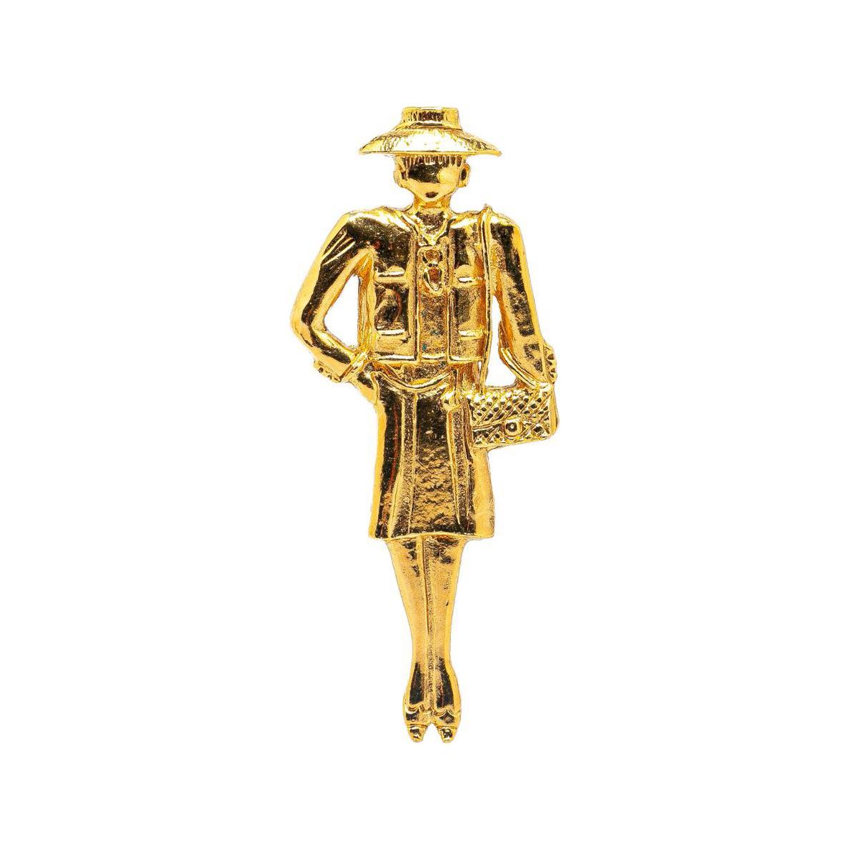 CHANEL 1971 1980 Mademoiselle Brooch