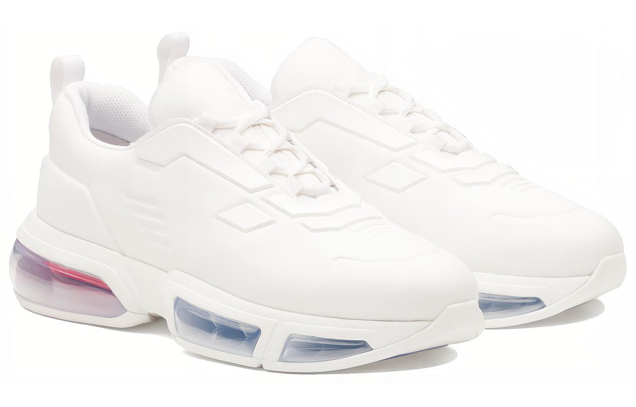PRADA Collision Low-Top Casual Shoes Men's White