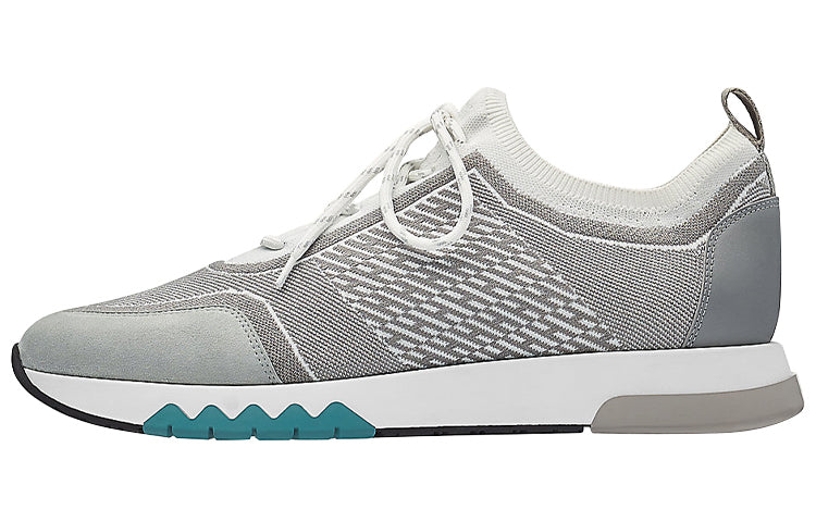 HERMES Addict Cushioning Anti-Slip And Wear-Resistant Low-Top Casual Shoes Men's Gray