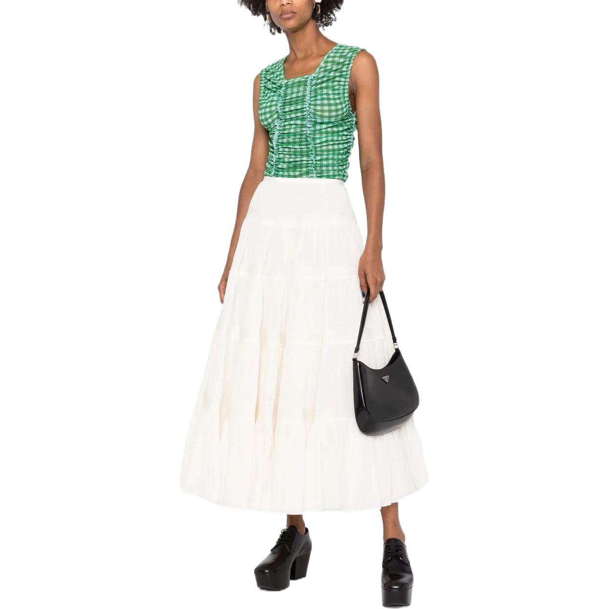 PRADA Casual Long Skirts Women's White