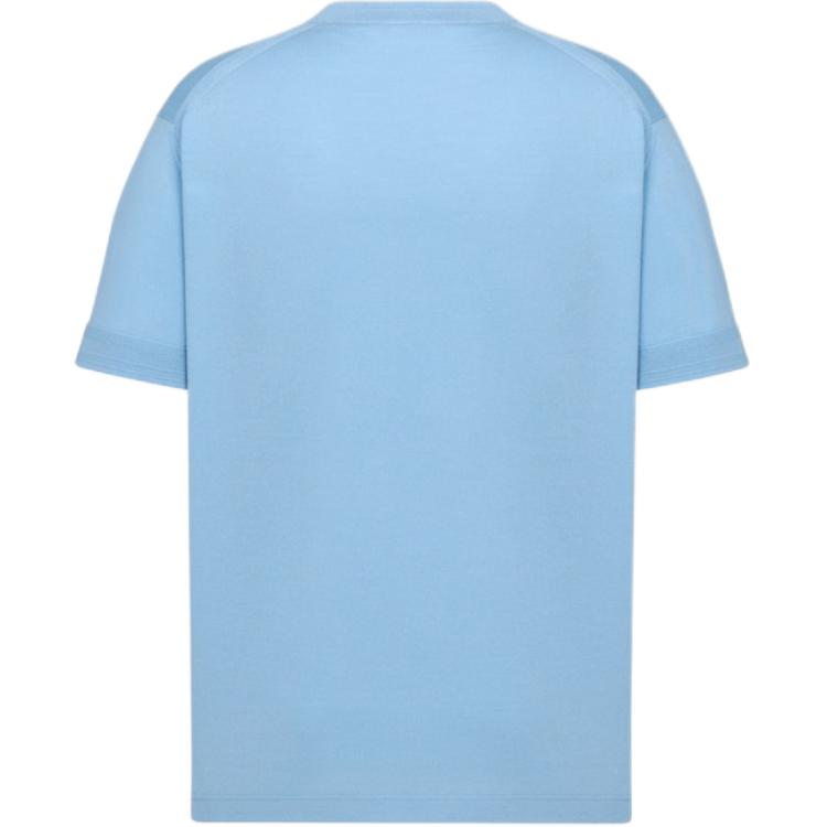 DIOR T-Shirts Men Light Blue