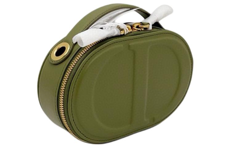 DIOR Cow Leather Crossbody Bag Shoulder Bag Women's Green