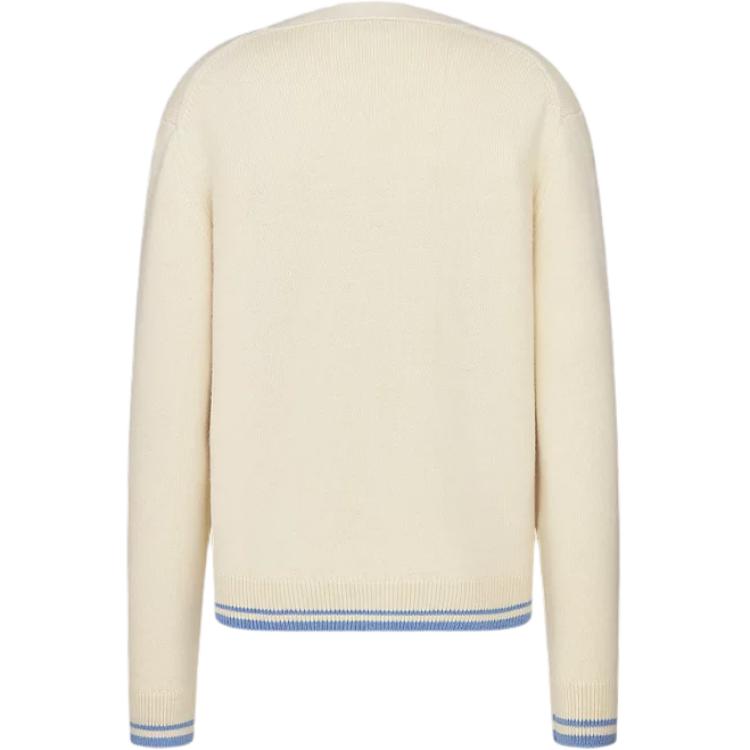 DIOR Logo Embroidered Button Up Cardigan