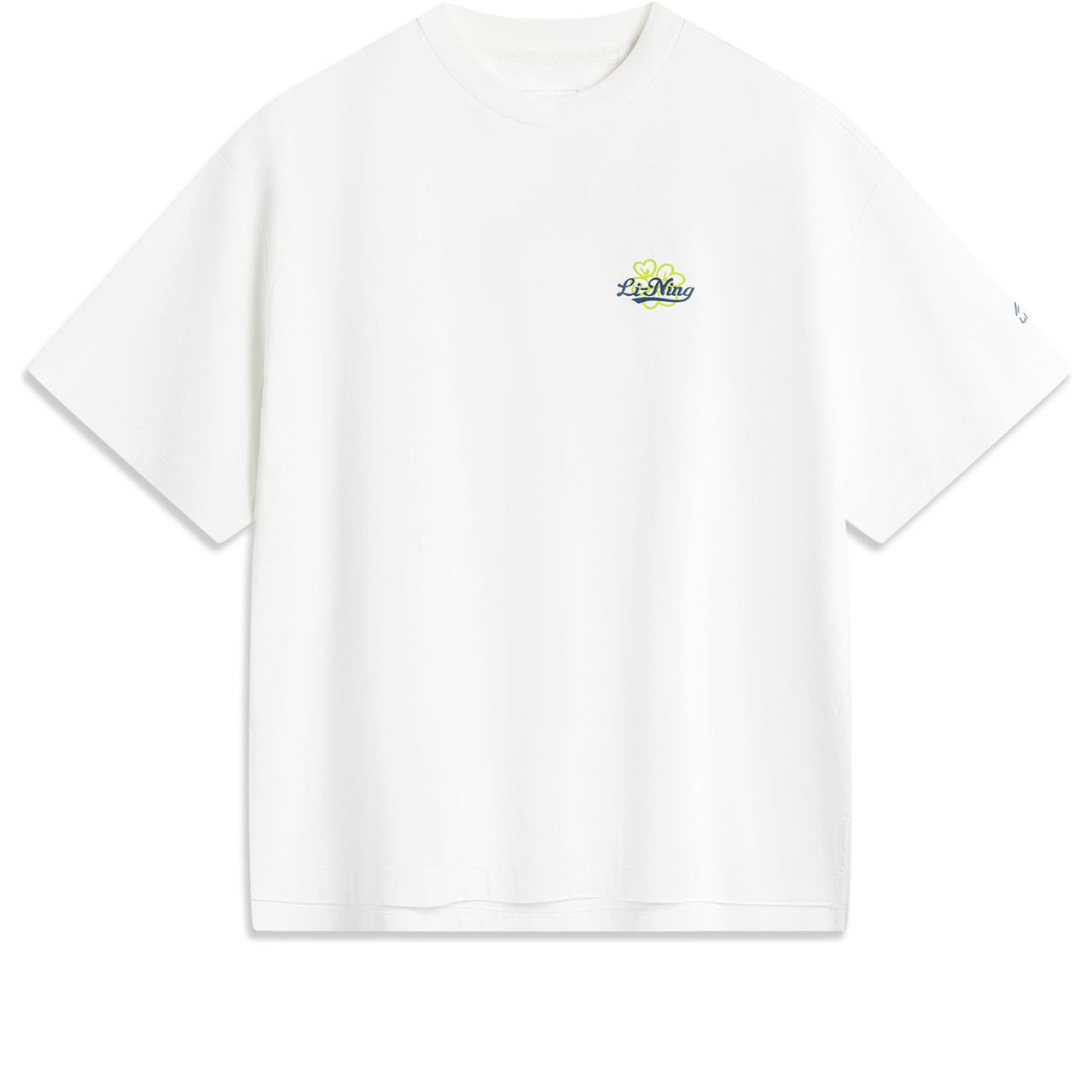 (WMNS) Li-Ning Graphic Oversized T-shirt 'Cream White' AHSU522-1